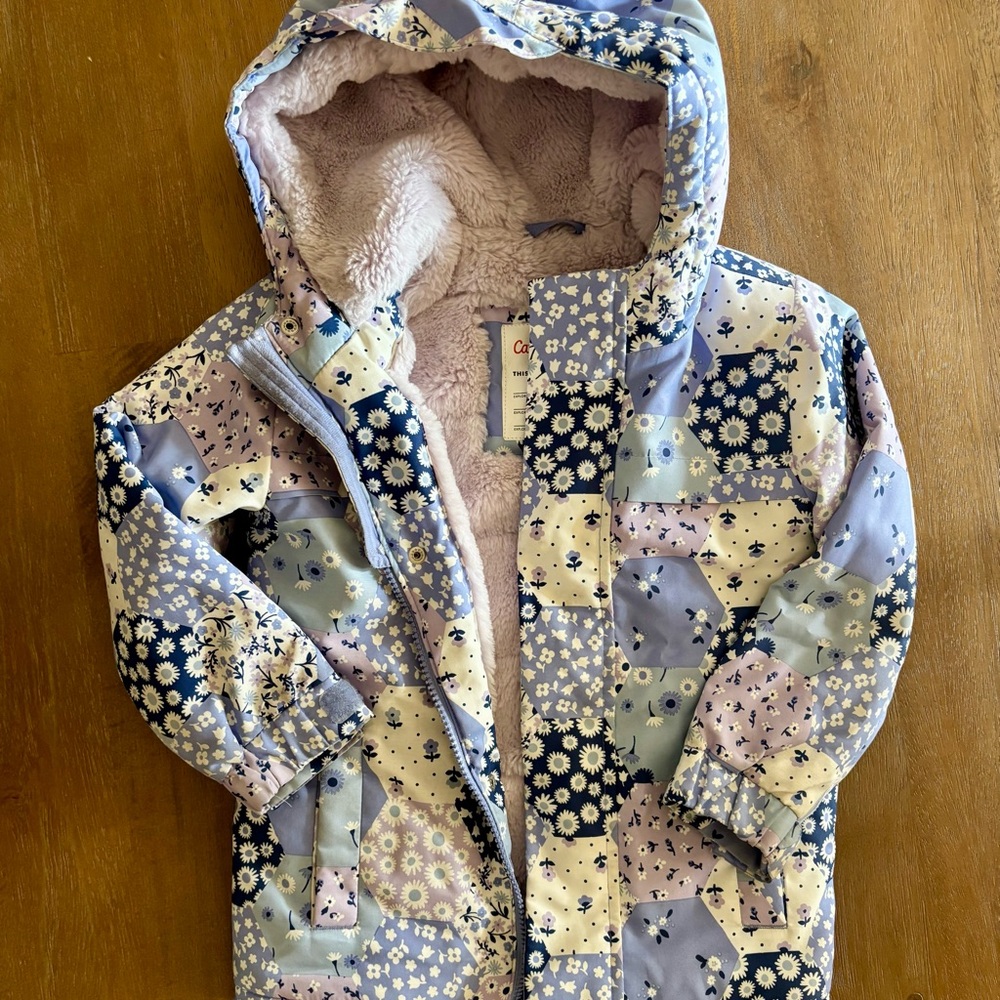 Cat & Jack Cozy Floral Jacket
